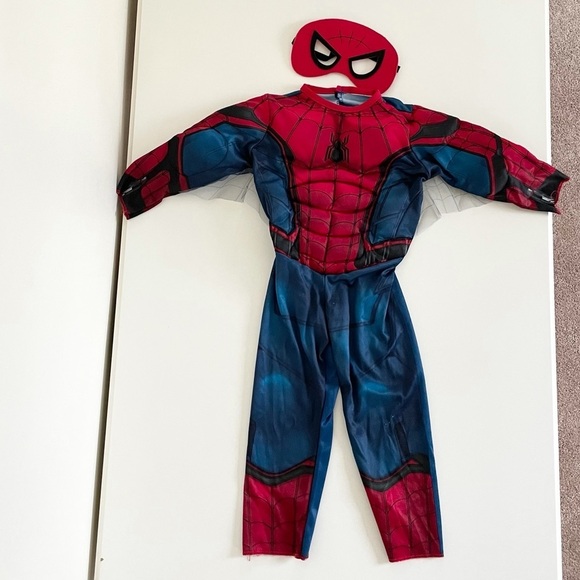 Spider-Man Toddler 12 Months (See measurements) Costume with Mask - Picture 3 of 15